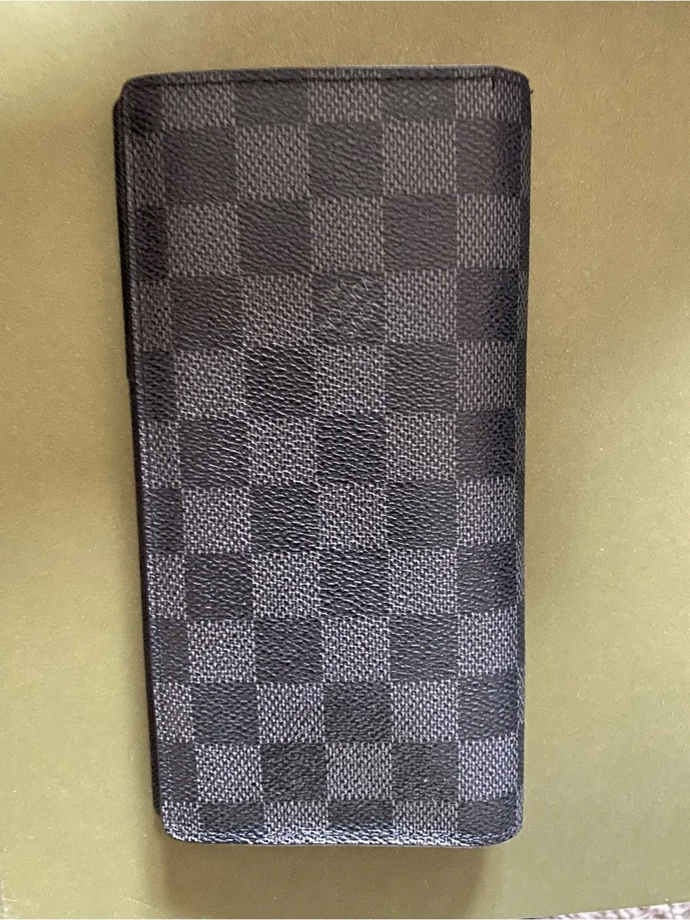 LOUIS VUITTON Damier Graphite Brazza Wallet